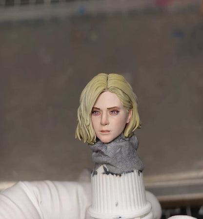 【PRE-ORDER】Premium Painted 1/12 Beauty Female Head Sculpt For 6" romankey crazy Figure Body