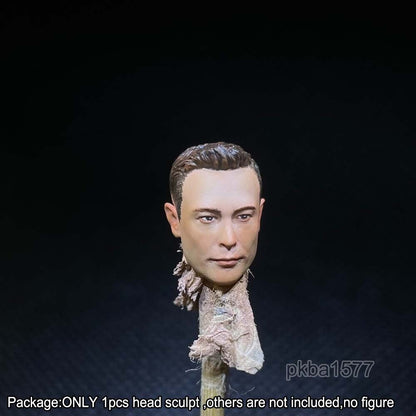【PRE-ORDER】Premium 1/18 Musk Male Head Sculpt Soldier Man Head For 3.75" Joytoy Figure