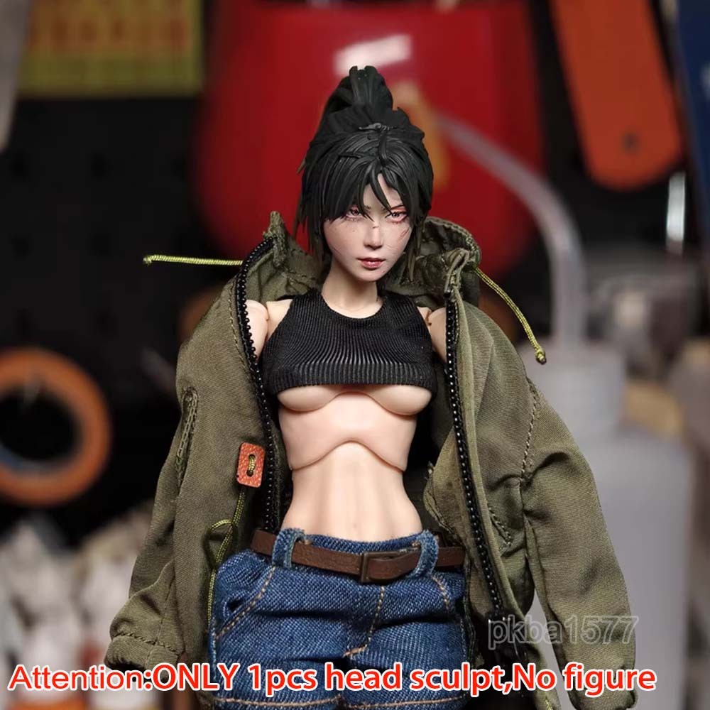 【PRE-ORDER】Without Scars Premium 1/12 Female Head Sculpt For 6" Romankey Crazy Figure