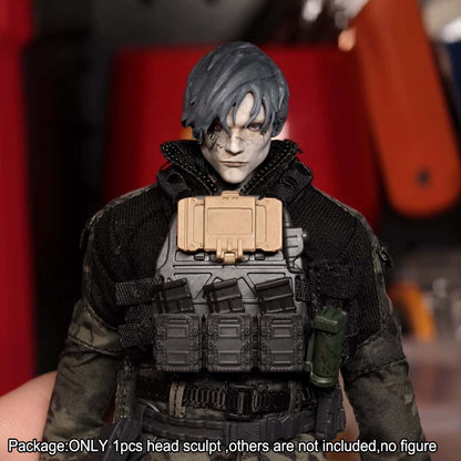 【PRE-ORDER】Premium 1/12 Pattinson Man Head Sculpt Model For  DIY 6" Romankey Figure