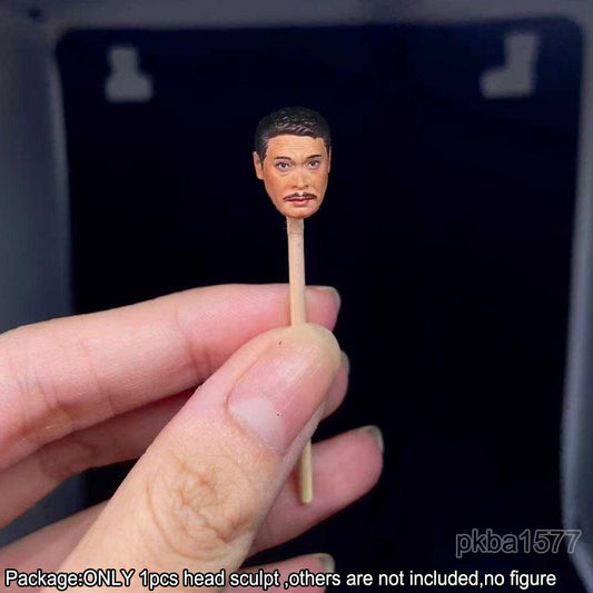 【PRE-ORDER】Premium 1/18 Ng Man Tat Asian Man Head Sculpt Soldier Male Head For 3.75" Figure