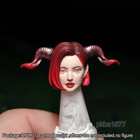 【PRE-ORDER】Premium Painted 1/12 Beauty Lady Head Sculpt Model For 6" romankey cowl Figure