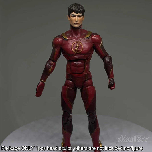 【PRE-ORDER】Premium 1/18 The Flash Man Head Sculpt Soldier Male Head For 3.75" Action Figure