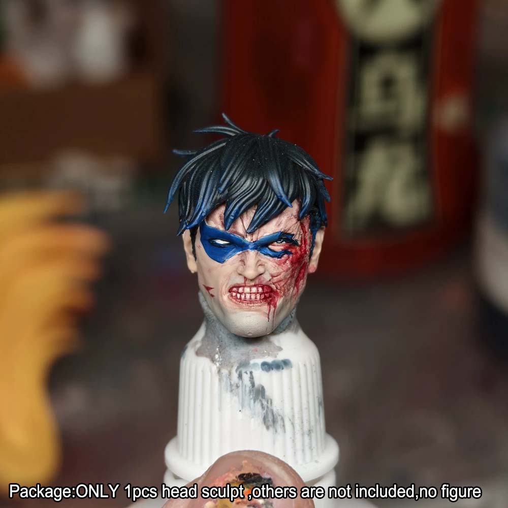 【PRE-ORDER】Premium 1/12 Bat Man Head Sculpt Head Model For 6" Romankey Vtoys Action Figure
