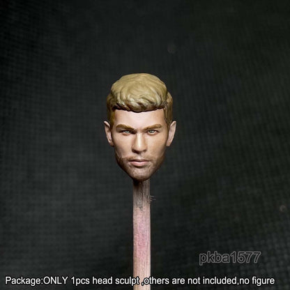 【PRE-ORDER】Premium 1/18 Deep Man Head Sculpt Male Head Model For 3.75" Action Figure