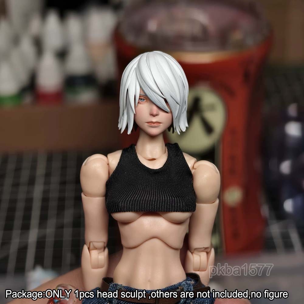 【PRE-ORDER】Premium 1/12 Beauty a2 Female Head Sculpt Head Model For DIY 6" Romankey Figure
