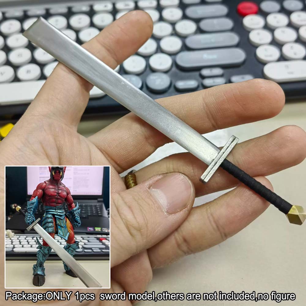 【PRE-ORDER】Handmade 1/10 Metal Sword Knife Weapon For 7" Action Figure Four Knight notaman