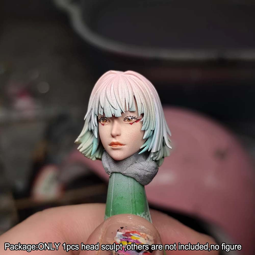 【PRE-ORDER】Premium 1/12 Beauty Female Head Sculpt Head Model For DIY 6" Romankey Figure
