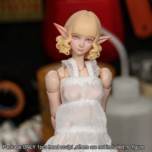 【PRE-ORDER】#B Premium 1/12 Beauty Elf Girl Head Sculpt Model For 6" Romankey Crazy Figure