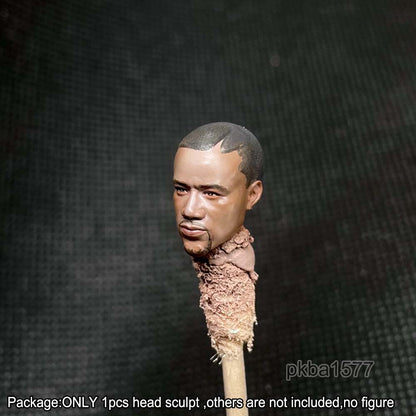 【PRE-ORDER】Premium 1/18 Fast Man Head Sculpt Male Head Model For 3.75" Action Figure