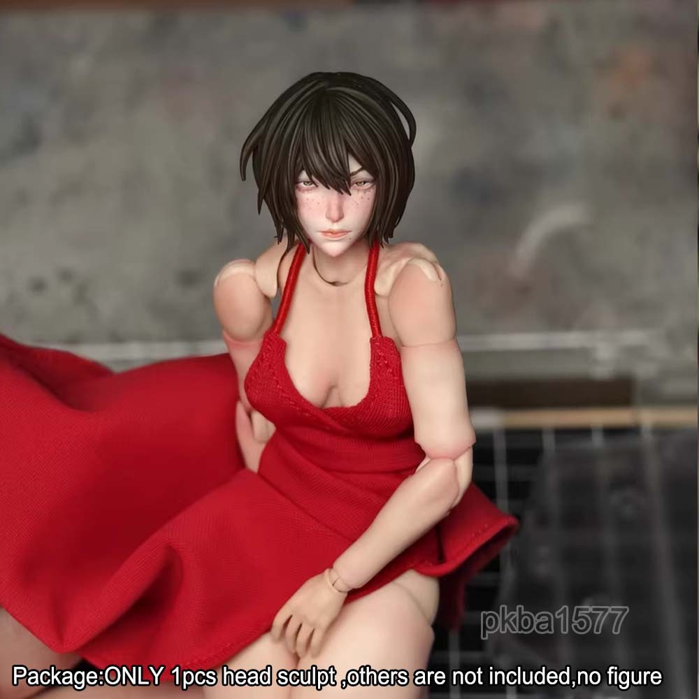 【PRE-ORDER】Premium 1/12 Beauty Lady Female Head Sculpt Model For 6" Romankey Crazy Figure