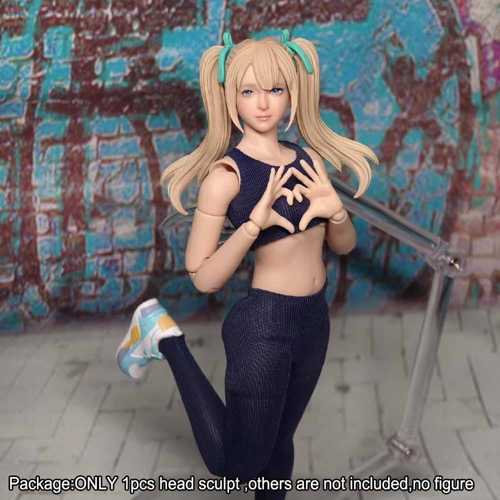 【PRE-ORDER】Premium 1/12 Beauty Girl Female Head Sculpt Head Model For 6" Action Figure