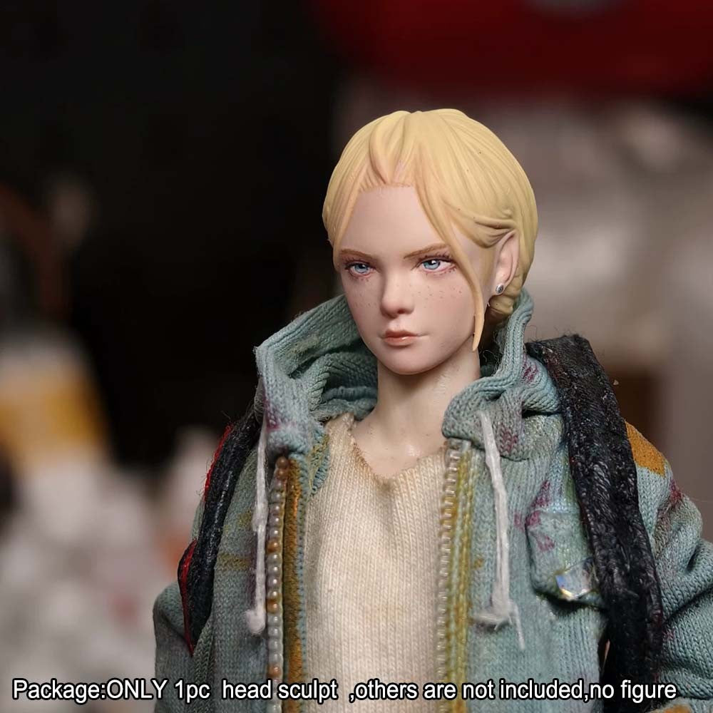 【PRE-ORDER】Premium 1/12 Beauty Girl Head Sculpt Model For 6" Romankey Crazy Action Figure