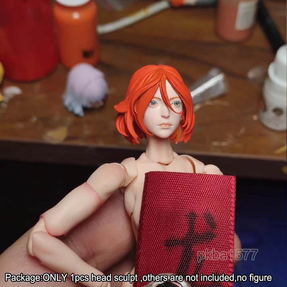 【PRE-ORDER】Premium Painted 1/12 Female Lady Head Sculpt For 6" romankey crazy Figure Body
