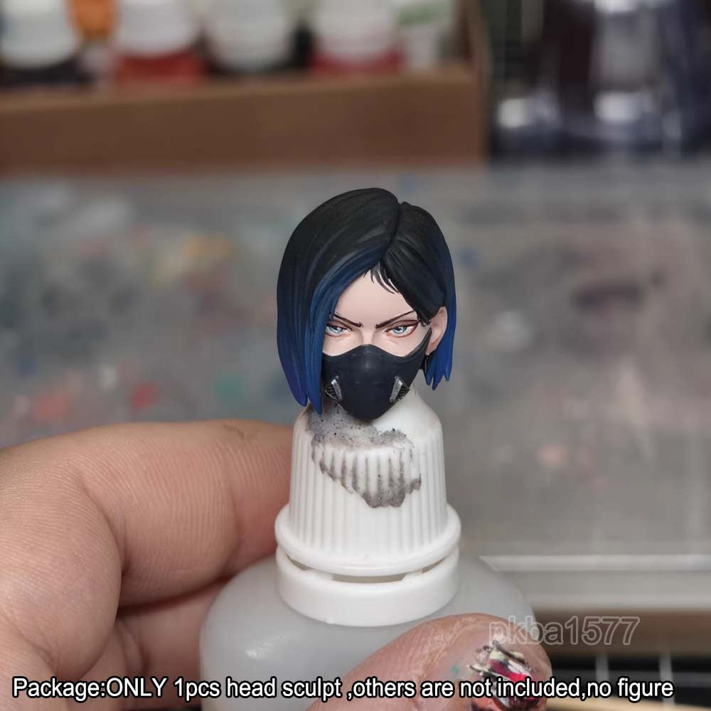 【PRE-ORDER】Premium 1/12 Cool Beauty Head Sculpt Head Model For 6" Romankey Crazy Figure