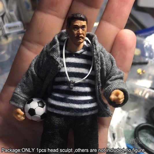 【PRE-ORDER】Premium 1/18 Ng Man Tat Asian Man Head Sculpt Soldier Male Head For 3.75" Figure