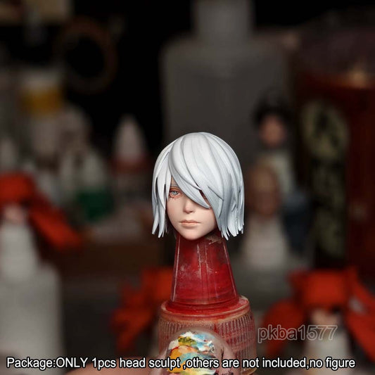 【PRE-ORDER】Premium 1/12 Beauty a2 Female Head Sculpt Head Model For DIY 6" Romankey Figure
