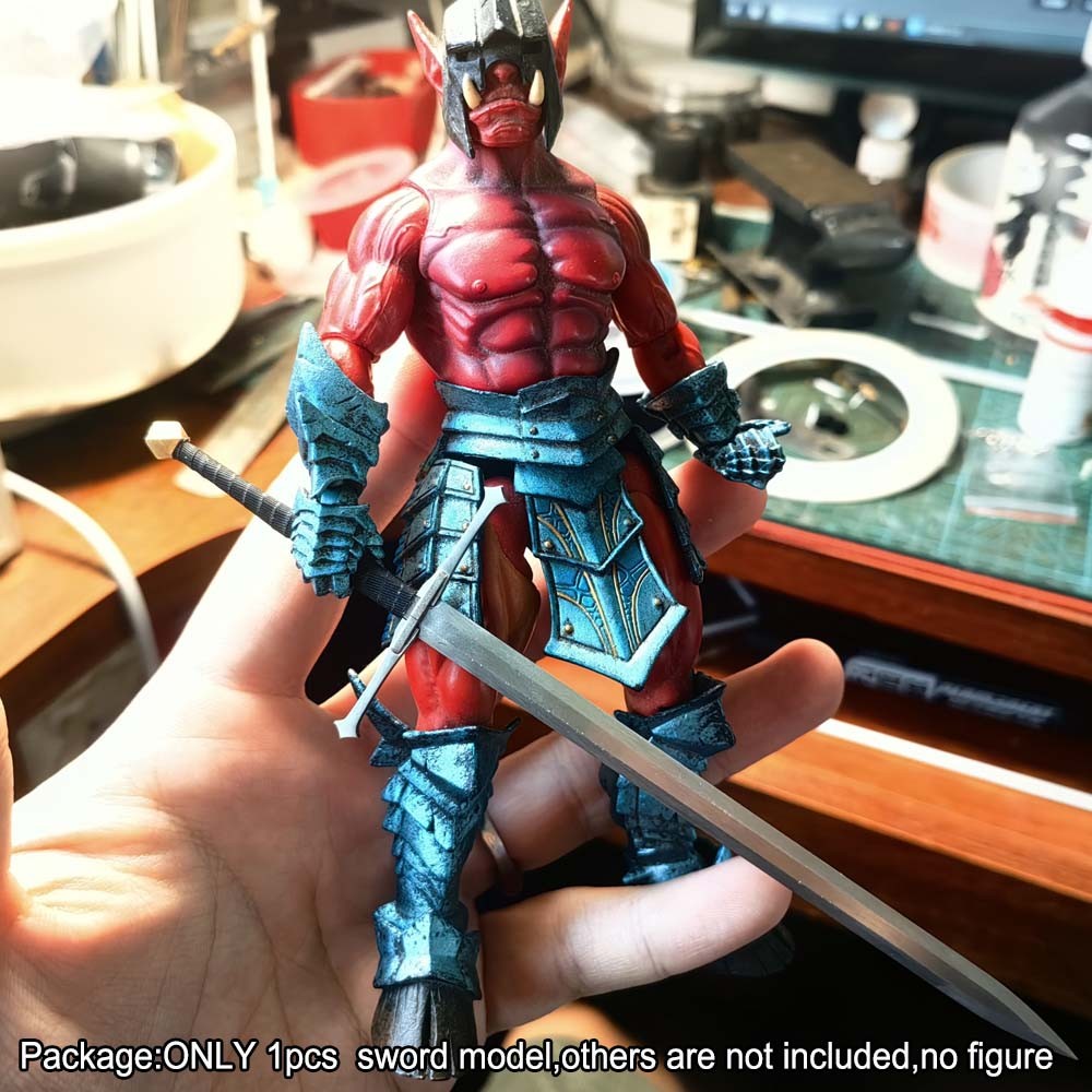 【PRE-ORDER】Handmade 1/10 Metal Sword Weapon Model For 6" Action Figure romankey notaman