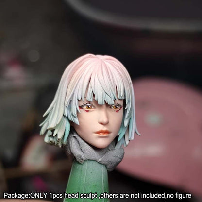 【PRE-ORDER】Premium 1/12 Beauty Female Head Sculpt Head Model For DIY 6" Romankey Figure