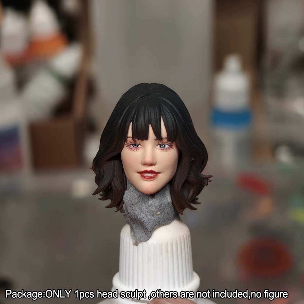 【PRE-ORDER】Premium Painted 1/10 Female Head Sculpt For DIY 6" Fury Toy Figure Body