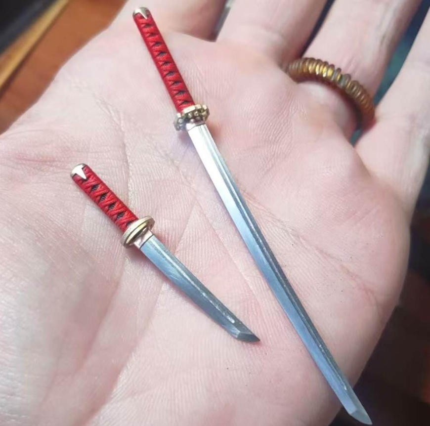 【PRE-ORDER】Set Handmade 1/12 Metal Sword Weapon For 6" 7" Action Figure romankey notaman