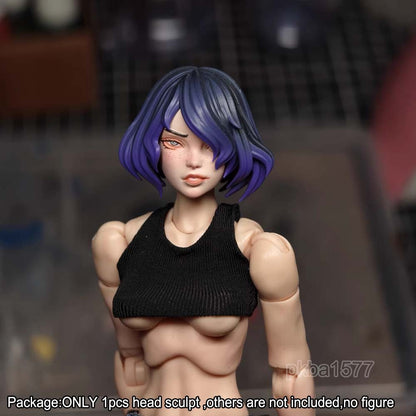 【PRE-ORDER】Premium 1/12 Female Girl Female Head Sculpt Head Model For 6" Romankey Figure
