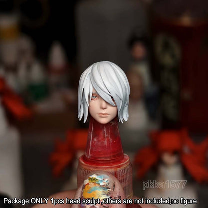 【PRE-ORDER】Premium 1/12 Beauty a2 Female Head Sculpt Head Model For DIY 6" Romankey Figure