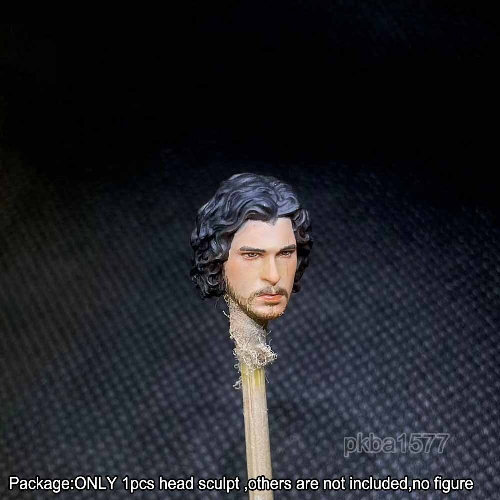 【PRE-ORDER】NEW Premium 1/18 Jon Snow Head Sculpt Male Soldier Head For 3.75" Figure