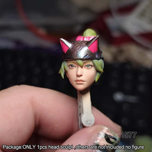 【PRE-ORDER】Premium Painted 1/12 Female Head Sculpt Model For 6" romankey sentinel Figure