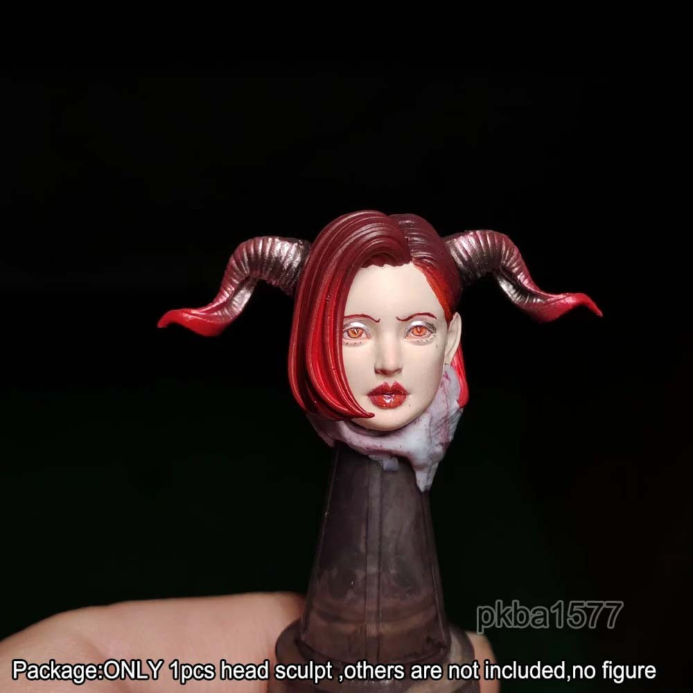 【PRE-ORDER】Premium Painted 1/12 Beauty Lady Head Sculpt Model For 6" romankey cowl Figure
