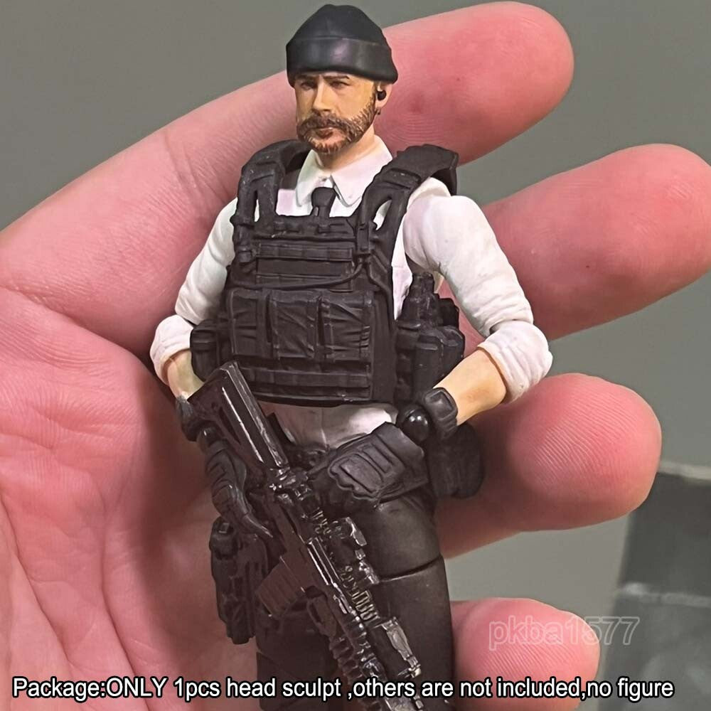 【PRE-ORDER】Premium 1/18 John Price Male Head Sculpt Soldier Head For 3.75" Acid Rain Figure