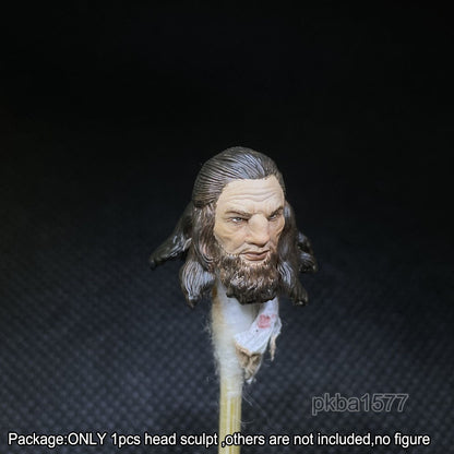【PRE-ORDER】Premium 1/18 Beard Man Head Sculpt Male Head For 3.75" Joytoy bfs Action Figure