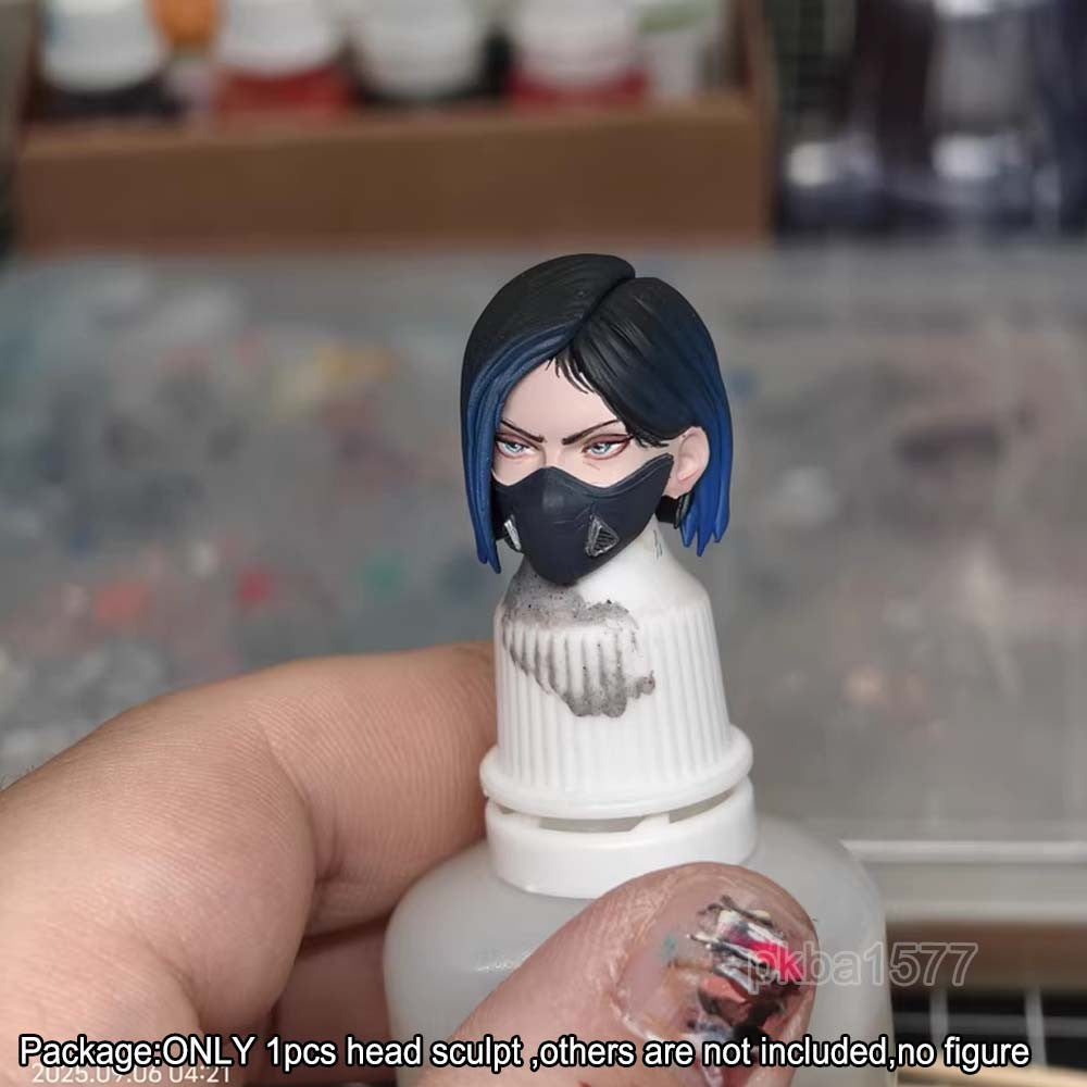 【PRE-ORDER】Premium 1/12 Cool Beauty Head Sculpt Head Model For 6" Romankey Crazy Figure
