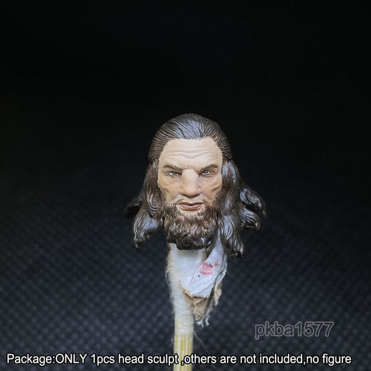 【PRE-ORDER】Premium 1/18 Beard Man Head Sculpt Male Head For 3.75" Joytoy bfs Action Figure