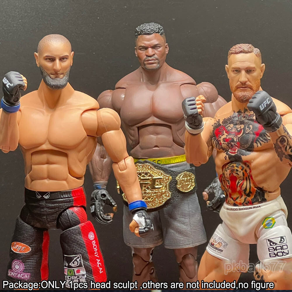 【PRE-ORDER】Premium 1/10 Wrestle Man Head Sculpt Soldier Head For DIY 7" Action Figure