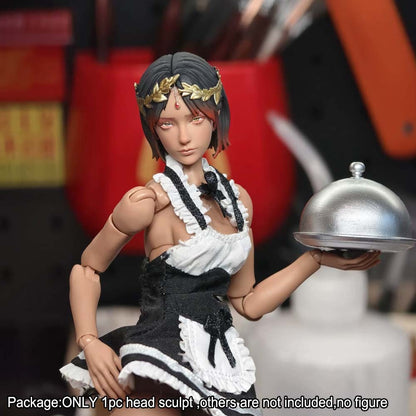 【PRE-ORDER】Premium Painted 1/12 Female Girl Head Sculpt For 6" romankey crazy Figure Body