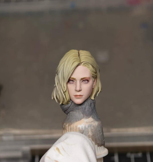 【PRE-ORDER】Premium Painted 1/12 Beauty Female Head Sculpt For 6" romankey crazy Figure Body