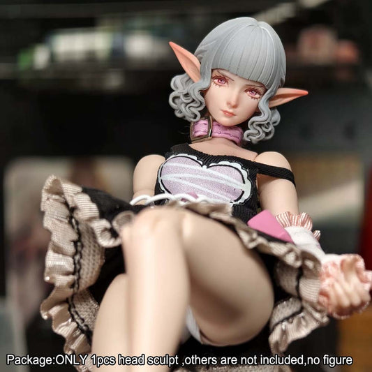 【PRE-ORDER】Premium 1/12 Beauty Elf Girl Head Sculpt Head Model For 6" Romankey Crazy Figure