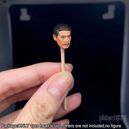 【PRE-ORDER】Premium 1/18 Ng Man Tat Asian Man Head Sculpt Soldier Male Head For 3.75" Figure