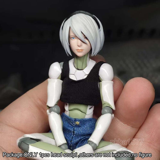 【PRE-ORDER】Premium Painted 1/12 Female Head Sculpt Model For 6" sentinel Figure Body