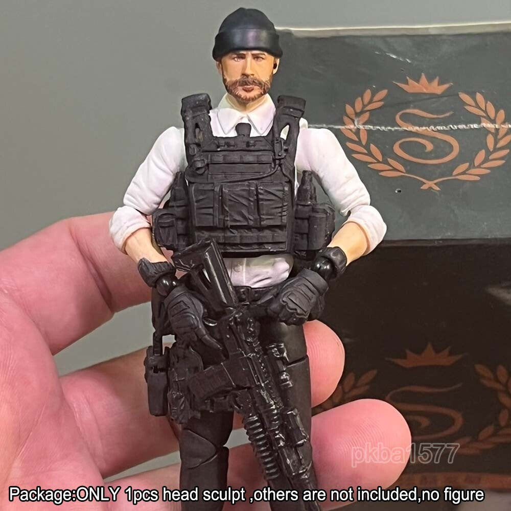 【PRE-ORDER】Premium 1/18 John Price Male Head Sculpt Soldier Head For 3.75" Acid Rain Figure