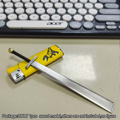 【PRE-ORDER】Handmade 1/10 Metal Sword Knife Weapon For 7" Action Figure Four Knight notaman