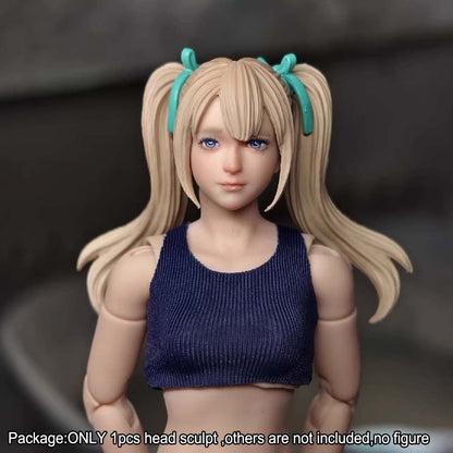 【PRE-ORDER】Premium 1/12 Beauty Girl Female Head Sculpt Head Model For 6" Action Figure