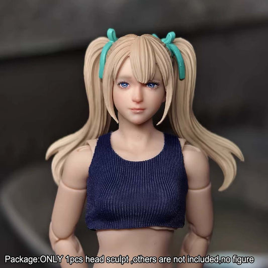 【PRE-ORDER】Premium 1/12 Beauty Girl Female Head Sculpt Head Model For 6" Action Figure