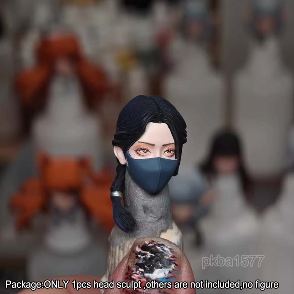 【PRE-ORDER】Premium Painted 1/12 Beauty Lady Head Sculpt For 6" romankey crazy Figure Body