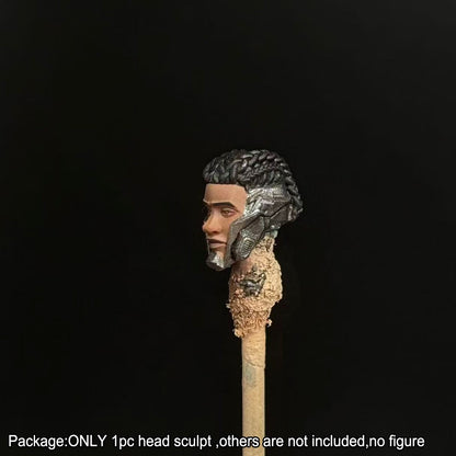 【PRE-ORDER】Premium Hand-painted 1/18 Mech Man Head Sculpt For DIY 3.75" Action Figure