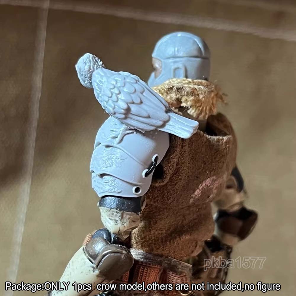 Unpainted 1/18 Crow Model Shoulder Armor For 3.75" Acid Rain Joytoy Acion Figure