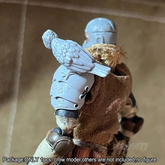Unpainted 1/18 Crow Model Shoulder Armor For 3.75" Acid Rain Joytoy Acion Figure