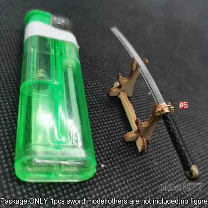 【PRE-ORDER】Handmade 1/18 Sword Model Upgrade Knife Kit For 3.75" Soldier Figure Accessory