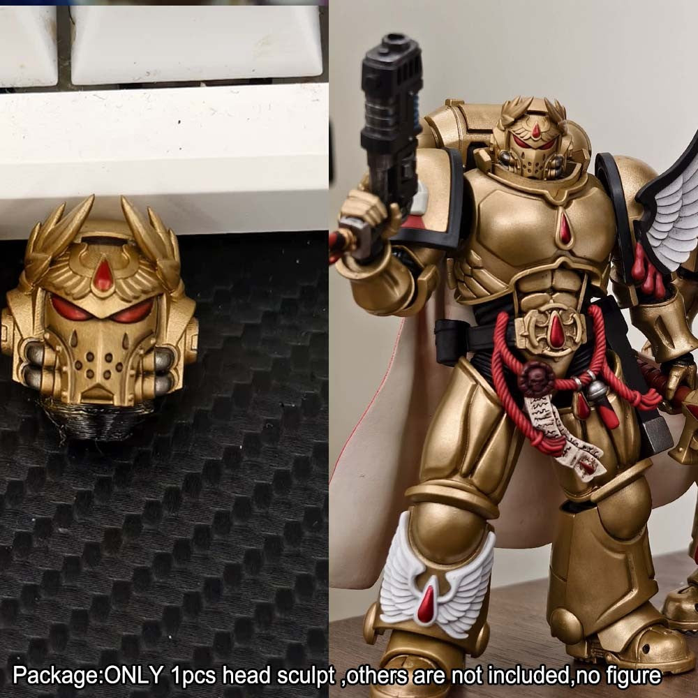 【PRE-ORDER】#C Premium Captain Head Sculpt Model For Joytoy blood angels Action Figure